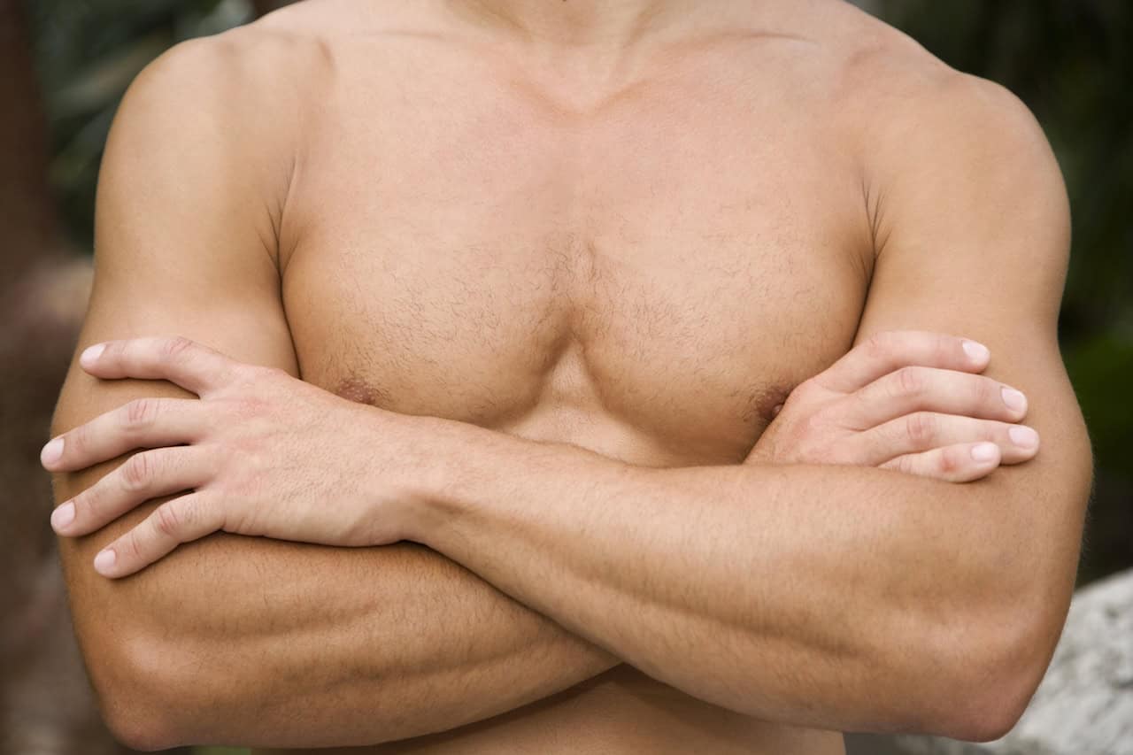 Male Breast Reduction Patient