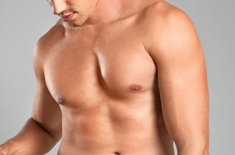 close up of a man's torso
